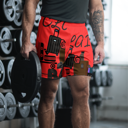 All-Over Print Unisex Athletic Long Shorts